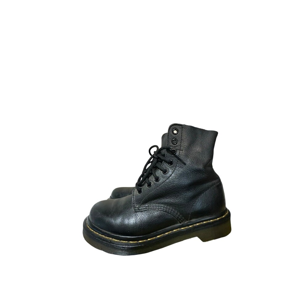 Dr. Martens 1460 Pascal Women's lace-up combat boots US 5 Black leather Non-Slip